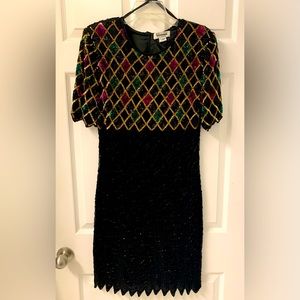 Mark & John By Gopal Stunning Vintage 80’s Dress SZ Mecium